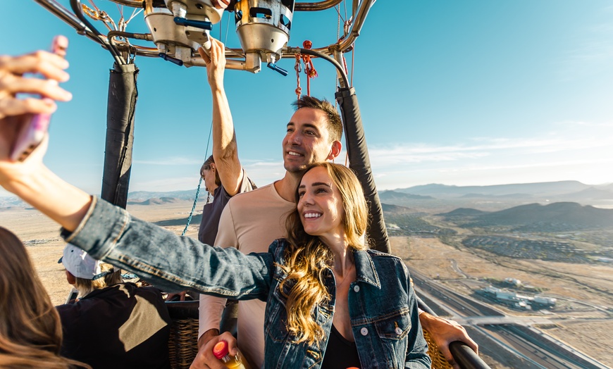Image 2: Hot Air Balloon Ride with Champagne & Breakfast