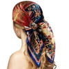 Image 13: Foulard en soie avec motif 
