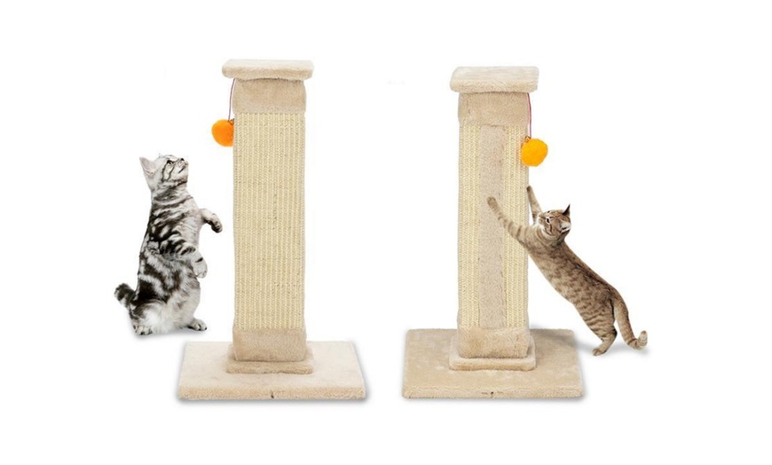 Image 1: Beige Cat Tree