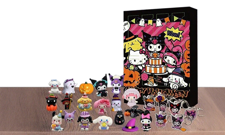 Image 2: 24 Days Sanrio Anime Cartoon Doll Ornament Inspired Advent Calendar