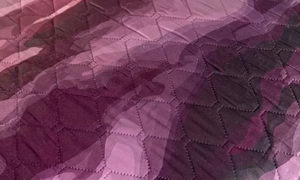 Italiaanse lichte sprei met 3D-print voor tweepersoonsbed