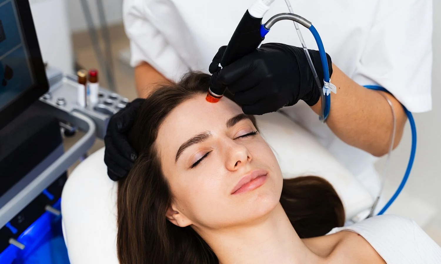 Hydrafacial or Skin Tighetining Session with Morpheus 8 Microneedling