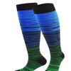 Image 9: Compression Socks Wide Calf for Women Men 20-30 mmHg Knee High Stockings