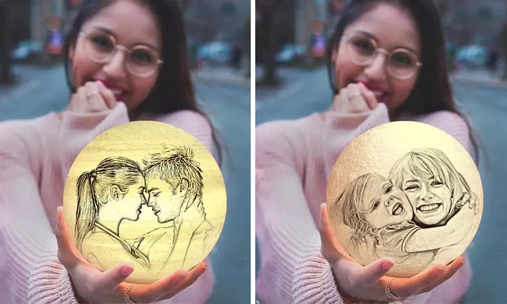 Personalized Moon Lamps