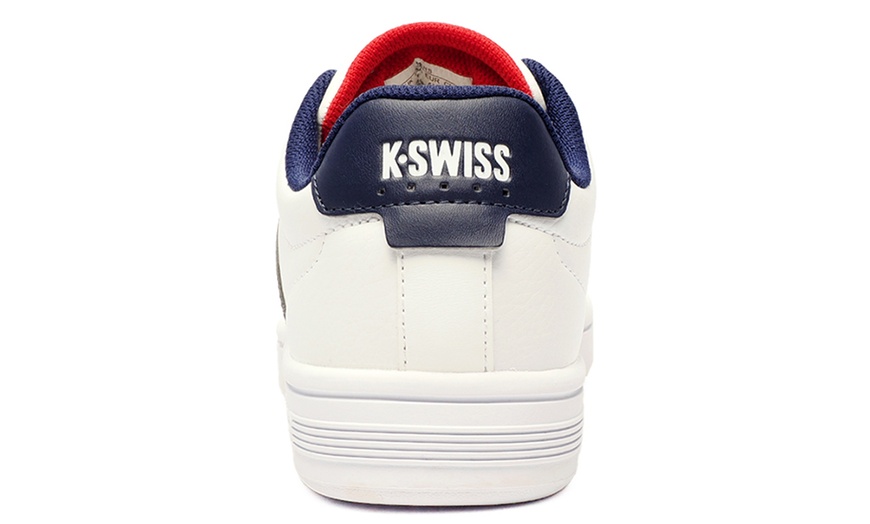 Image 4: K-Swiss Court Tiebreak II Men's Leather Trainers 