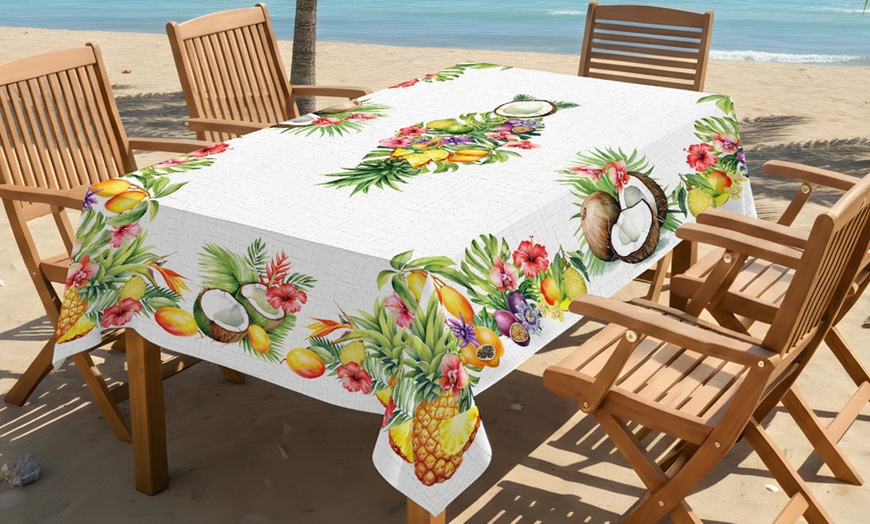 Image 9: Tovaglia digitale in tessuto Panama