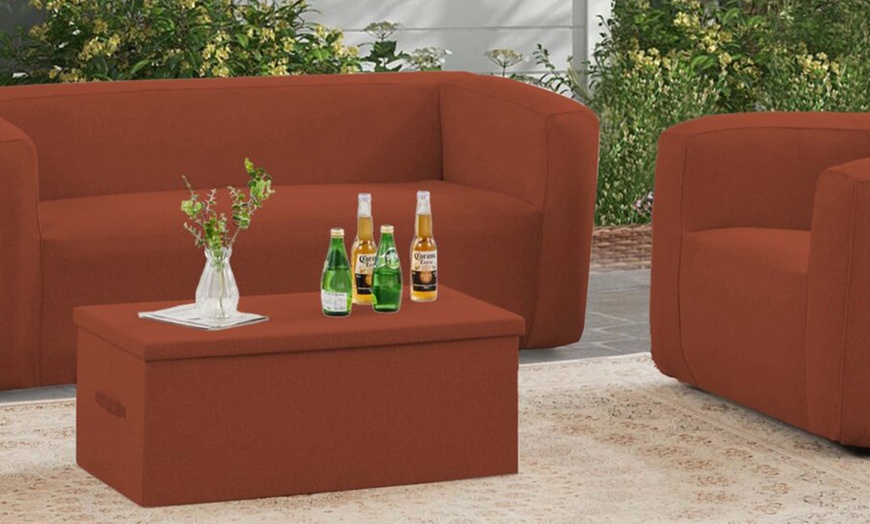 Image 16: Mesa de centro con forma de caja para almacenamiento