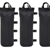 Image 6: Outdoor Canopy Tent Fixed Weighted Sandbags: 4 or 8 Pcs - Black 