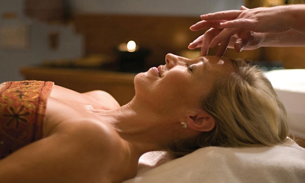 Spa treatment massage room