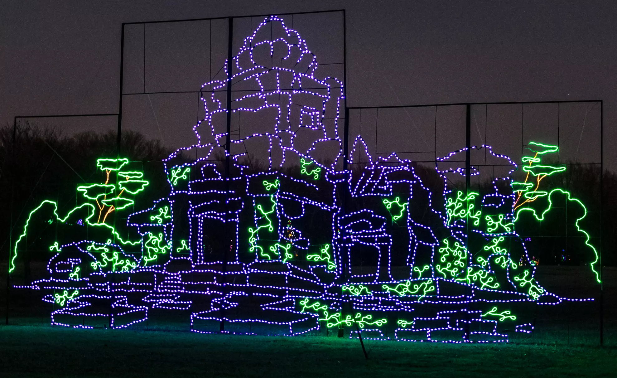 Entry to Branson's Premier Drive-Thru Christmas Lights Show