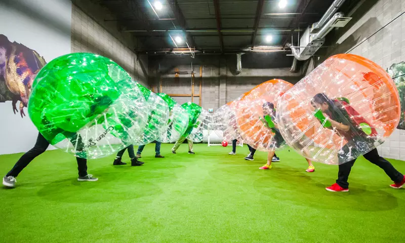 Bubble Game or Combat Archery for Up to 10, 16, or 20 Players at YYC Combat District (Up to 40% Off) - Second Medium