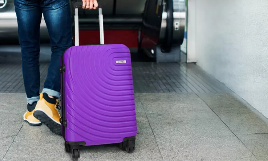 Image 7: 18'' Cabin Suitcase - ABS Hard Shell, Spinner Wheels, Lock
