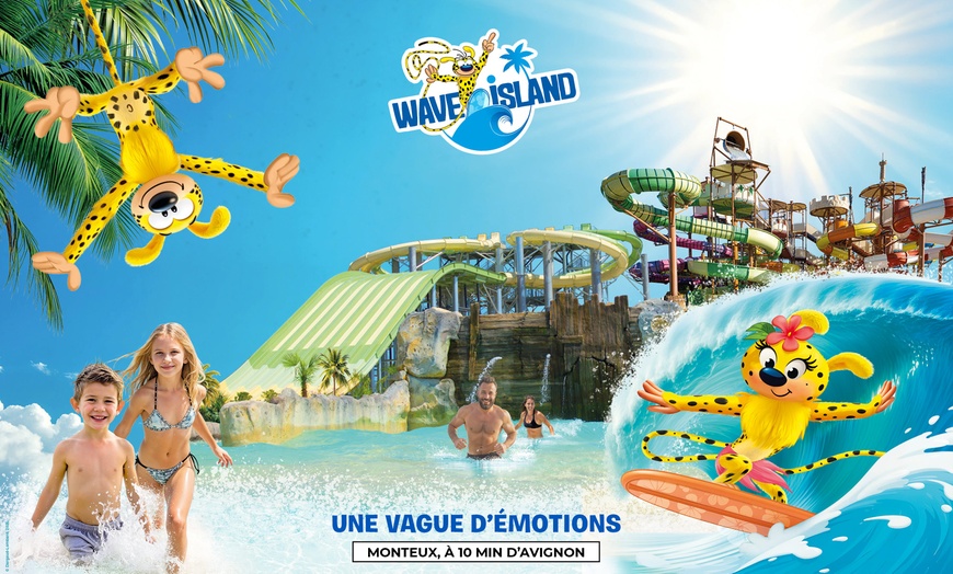 Image 1: 1 billet entrée - sensations tropicales et toboggans à Wave Island