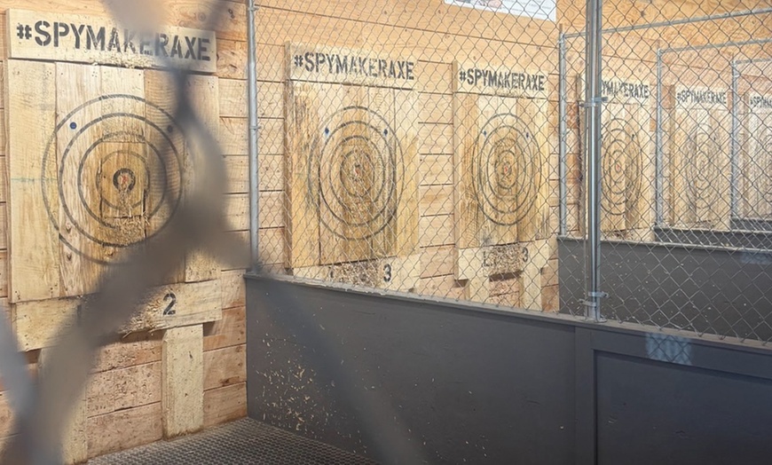 Image 2: 30- or 75-Minute Long Lane Axe Throwing for Two - Equipment included 
