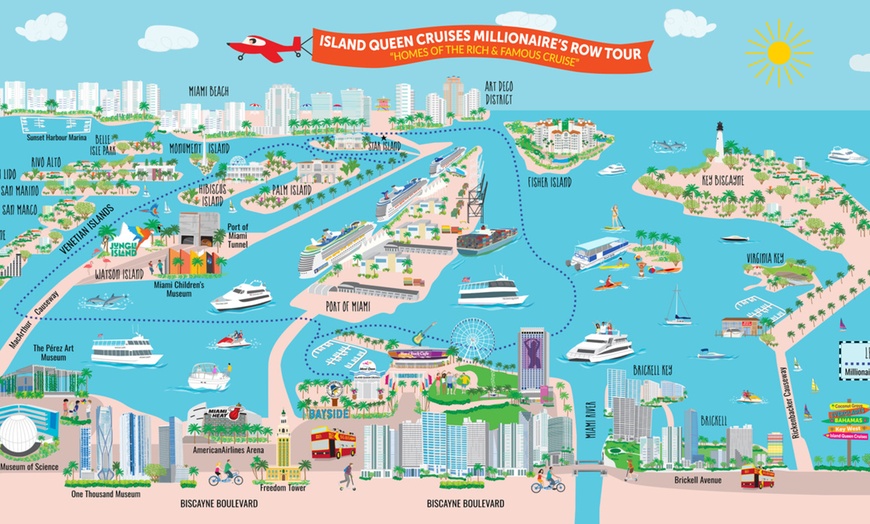 Image 3: Miami Hop-on Hop-off Tour with 9 Stops and Optional Cruise