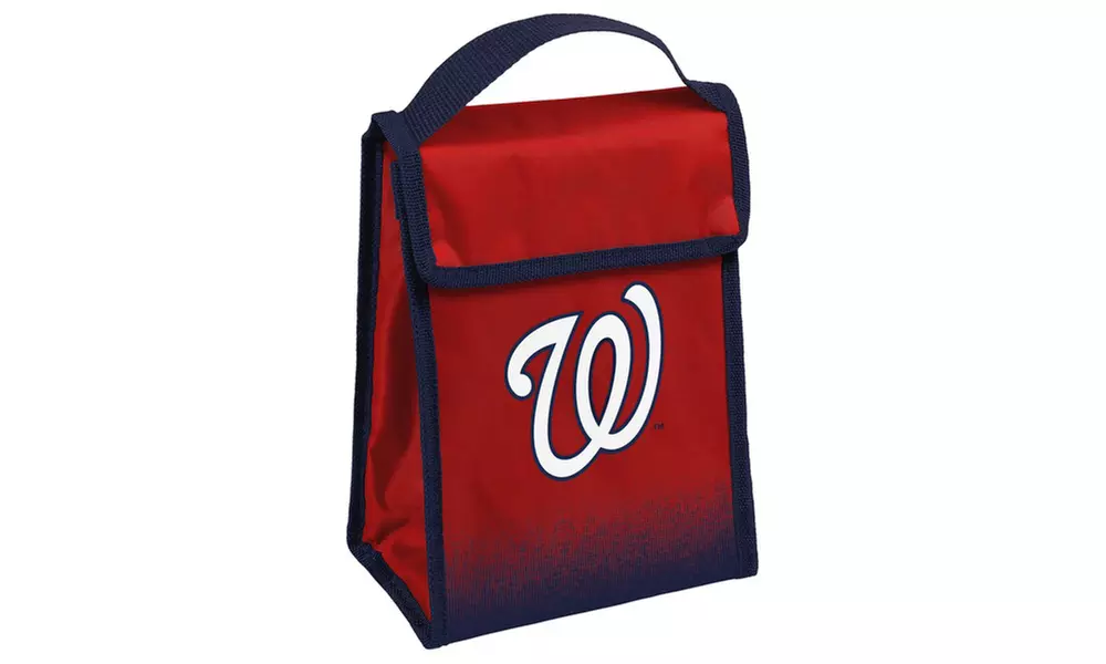 Forever Collectibles MLB Team Logo Gradient Insulated Hook & Loop Lunch Bags