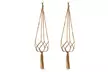 2pcs s Plant Hanger Basket Hanging Rope Planter Basket Pot Holder Flower Garden - Second Medium