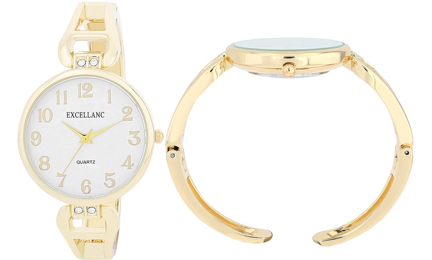 Image 13: Montre pour femme avec bracelet jonc Excellanc