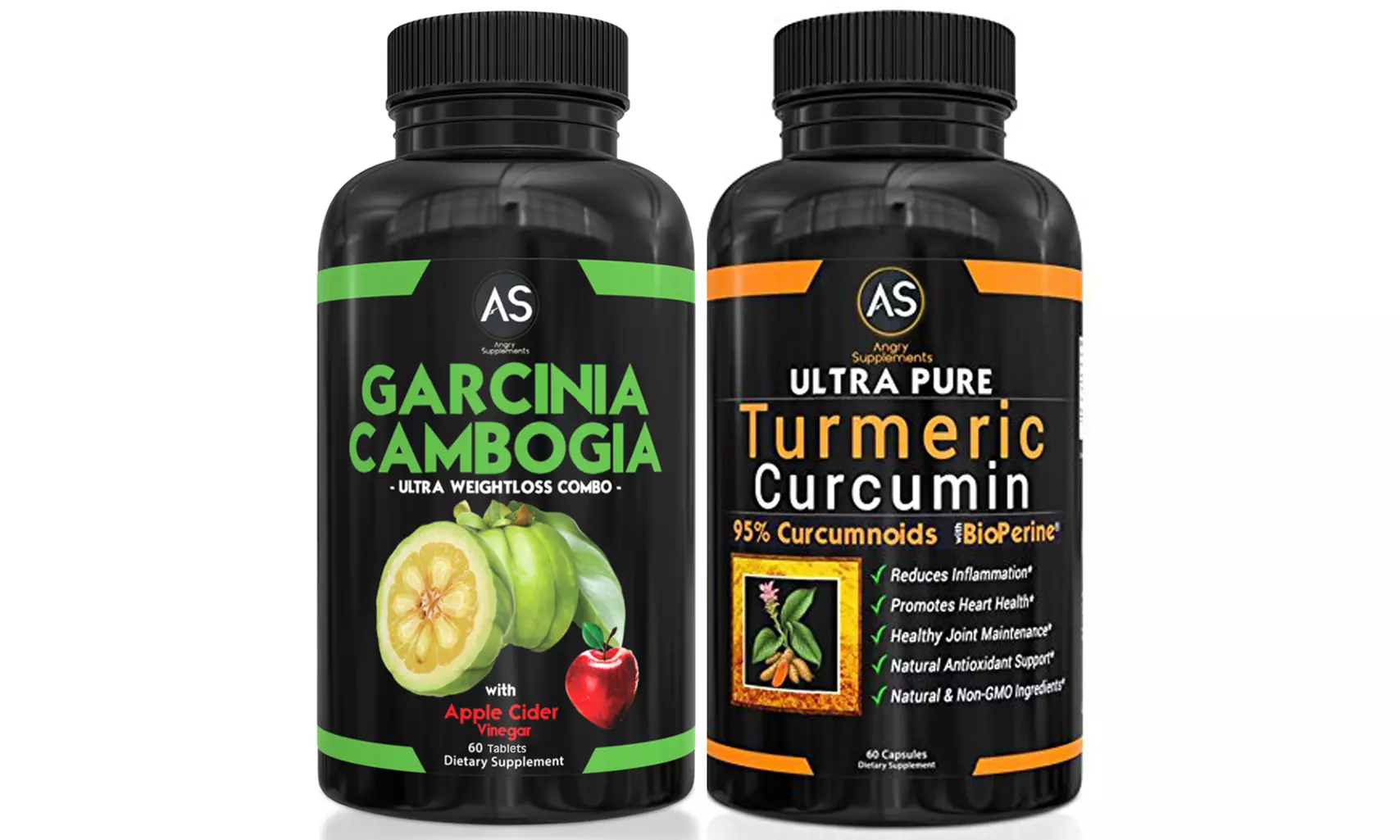 Garcinia with Apple Cider and Turmeric Weight-Loss Supplement Combo - Primary Image