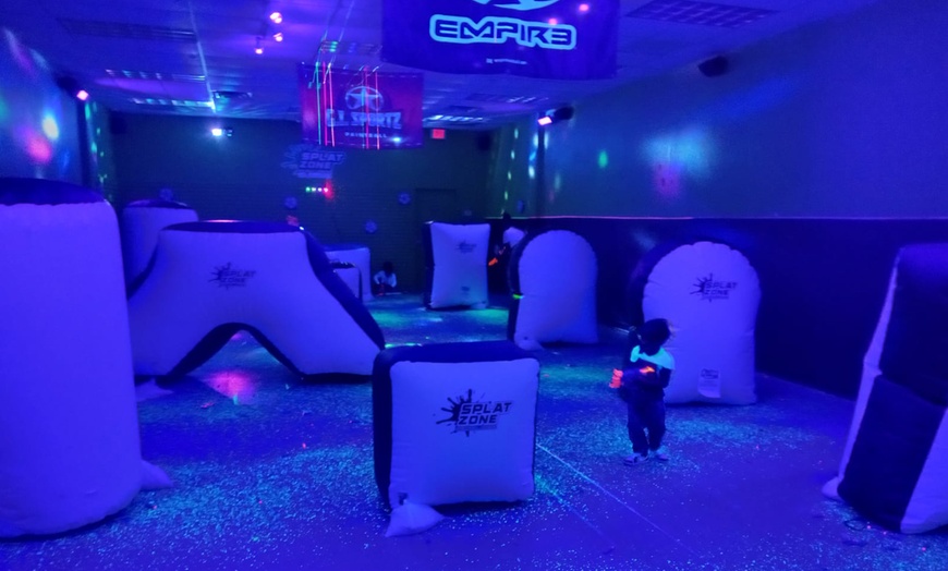 Image 1: 30-Min NERF or Laser Tag Glow Experience for Two, Four, or Six Players
