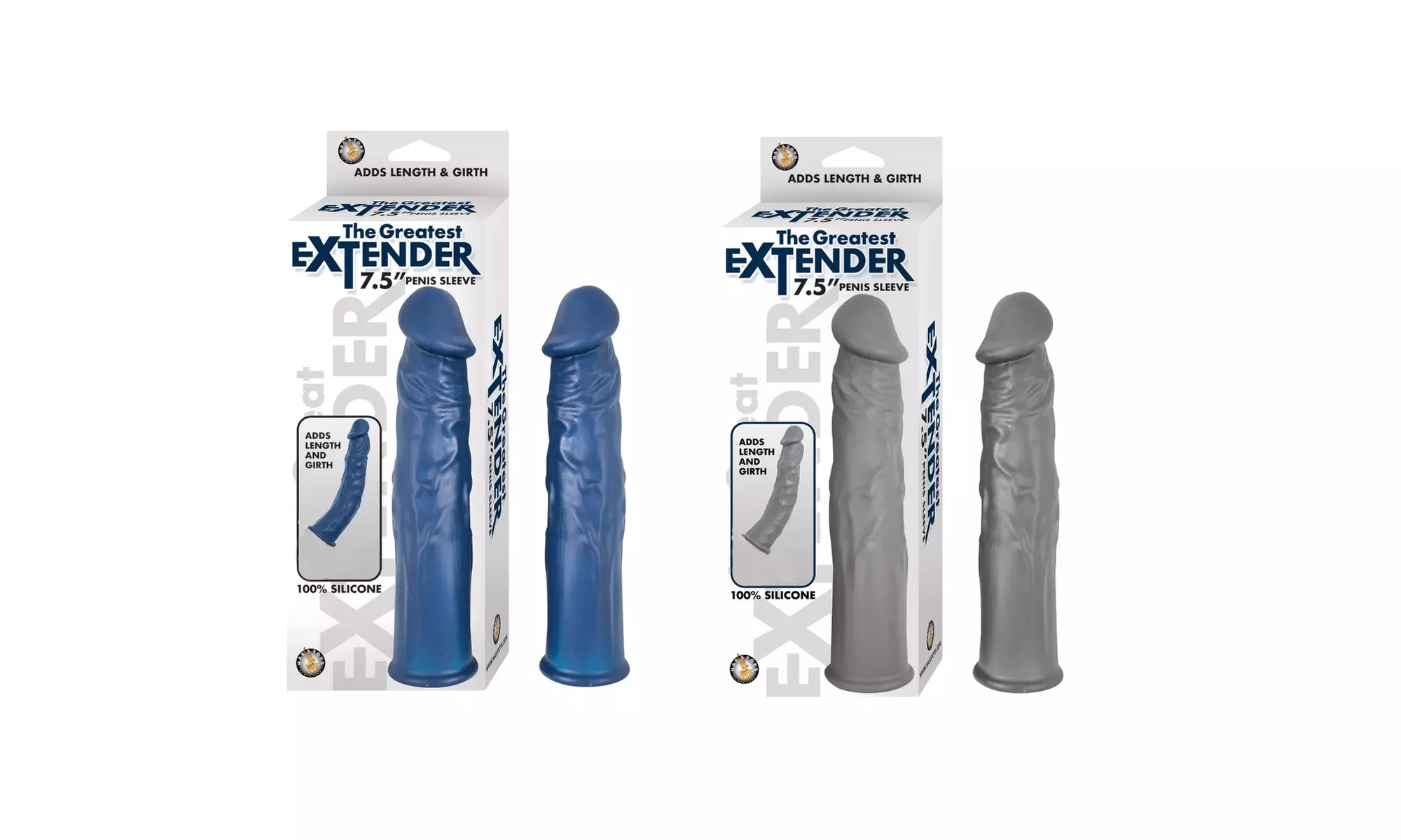 Nasstoys The Great Extender 7.5" Silicone Penis Sleeve - Primary Image