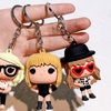 Image 2: Four-Piece Taylor Swift Doll Keychains in Eco-Friendly Silicone 