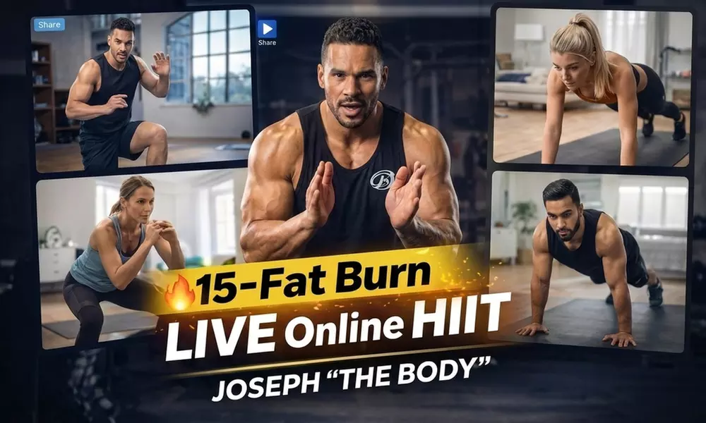 Live Online HIIT Classes for Fat Burn