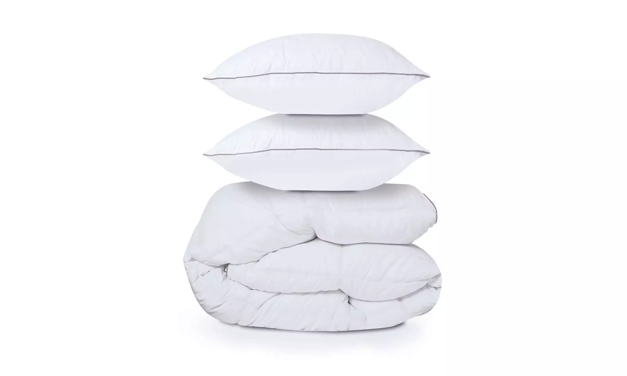 Couette 95% plume d’oie, 5% duvet d’oie 500g/m², avec ou sans oreillers, marque Colibri - Second Medium