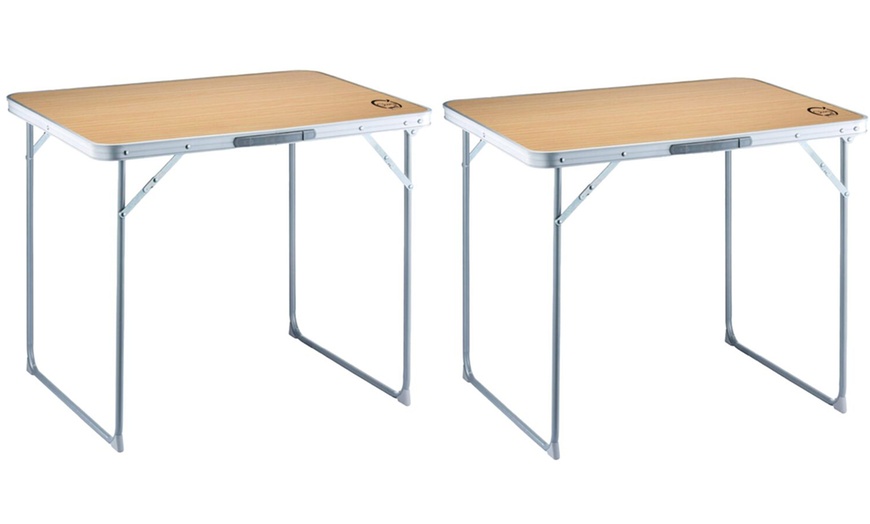 Image 4: 1 of 2 opvouwbare tuintafels