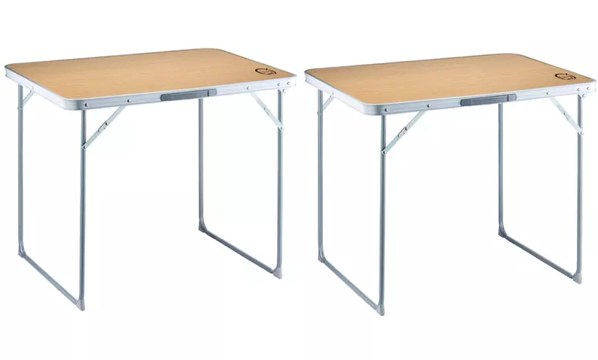 Image 4: 1 of 2 opvouwbare tuintafels