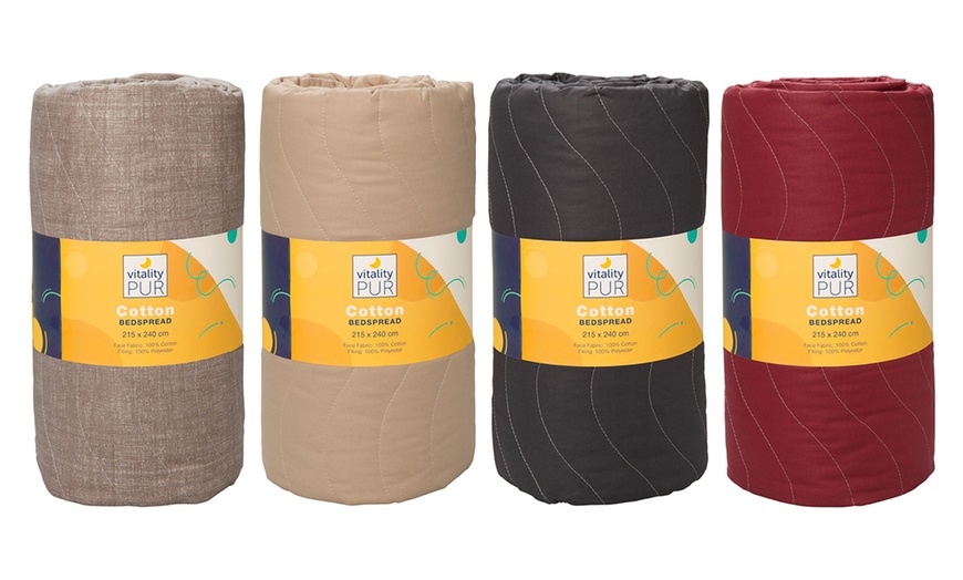 Image 9: Dubbelzijdige beddesprei