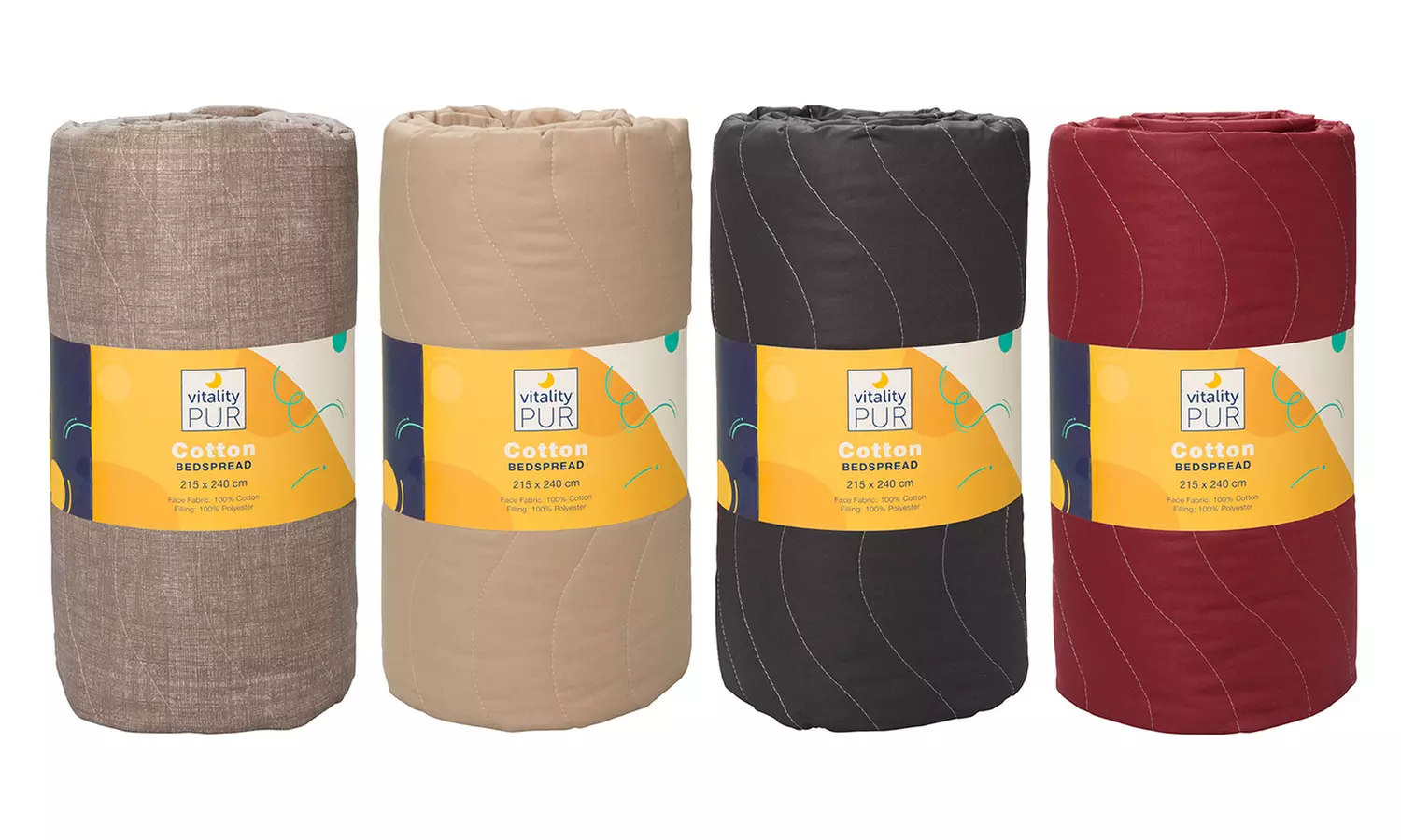 Dubbelzijdige beddesprei