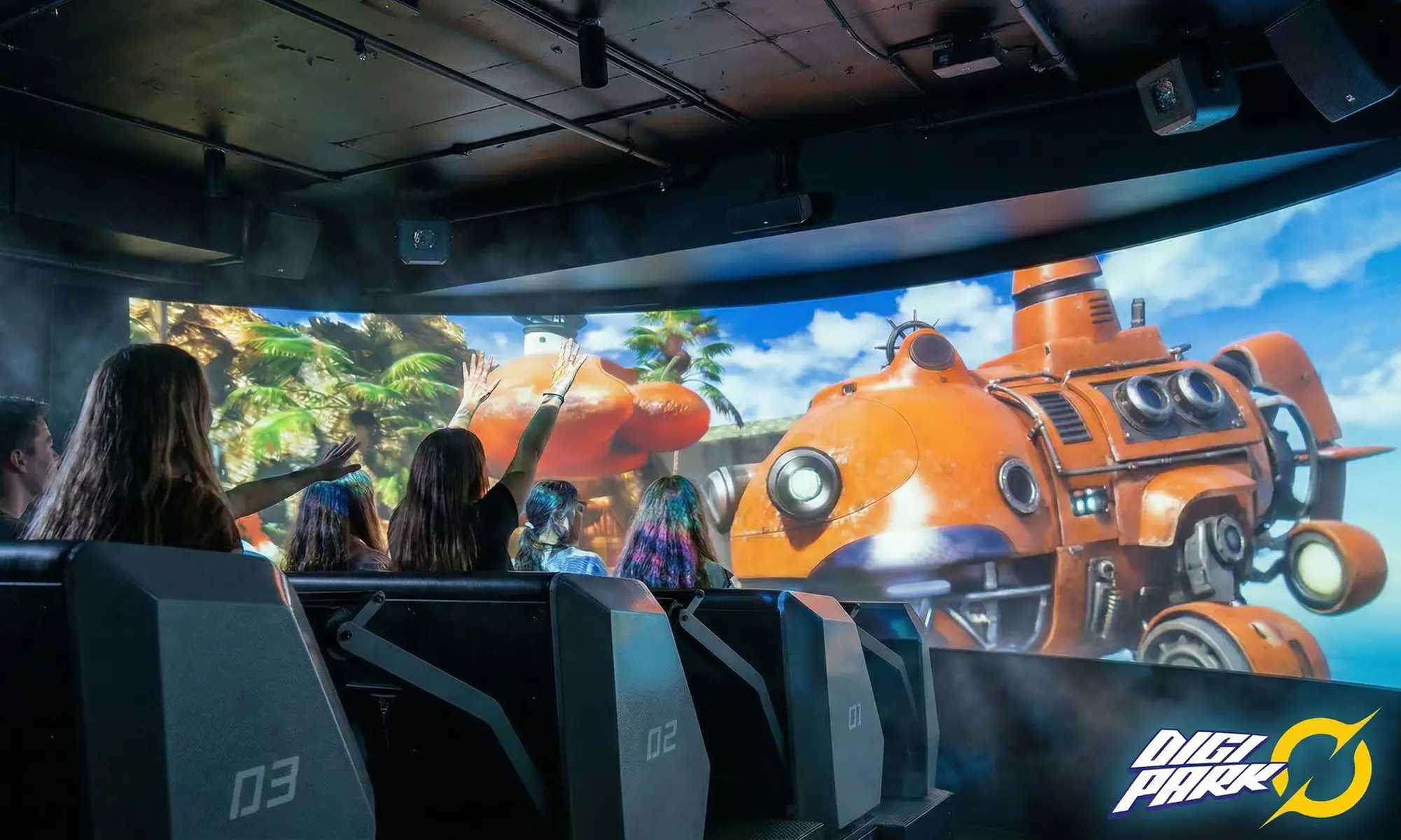 7D Orbital Cinema or Digipark Immersive Experience Passes