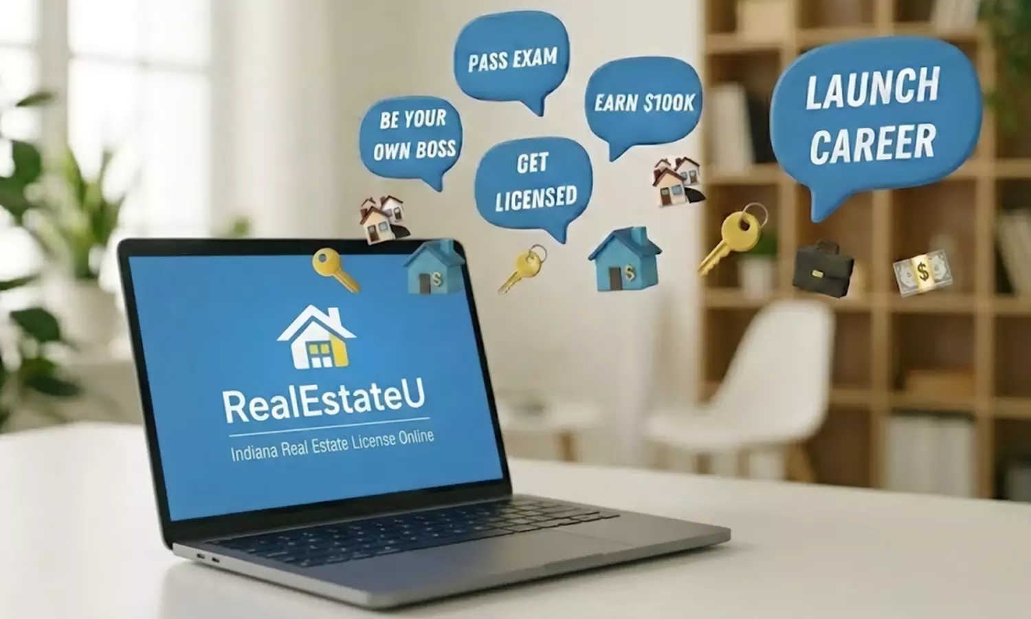 Indiana Online Real Estate License Courses from RealEstateU (Up to 27% Off)
