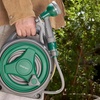 Image 3: 14m Garden Hose Reel, Wall-Mounted/Freestanding with Locking Mechanism