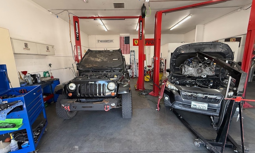 Image 4: Essential Vehicle Maintenance: Oil Changes, Brakes & Coolant Flushes