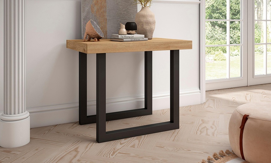 Image 18: Uitschuifbare consoletafel