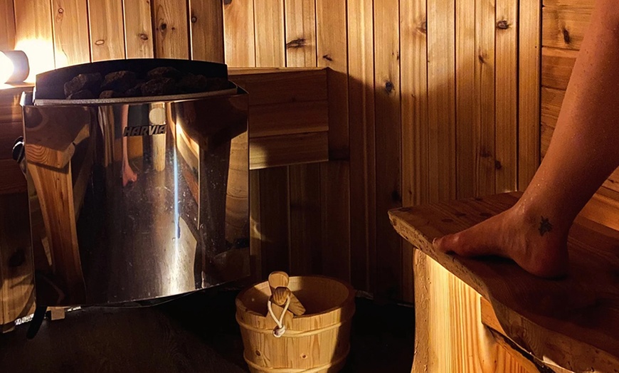 Image 2: Finnish Sauna & Cold Plunge Bliss — One or Two Revitalizing Sessions