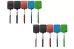 US 5-10 Pc Fly Swatters Extendable Durable Plastic Stainless Handle Bug Mosquito - Second Medium