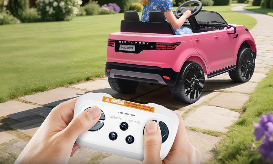 Image 4: Land Rover Discovery Licensed Kids Electric Car w/ Remote