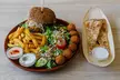 Falafel-Menü oder Seitan-Burger für 1-2 Personen bei Just Falafels (bis zu 29% sparen) - Second Medium