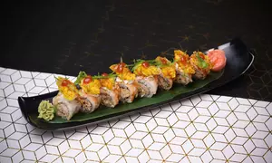 Sushi Combo(12 Pieces with salad & 2 soft beverages of choice) for One or Two at Sushi Fashion(Up to 58% Off)