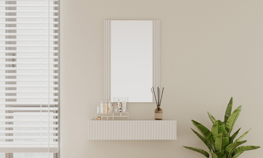 Image 12: Geteilter Schminktisch mit Schublade und Spiegel