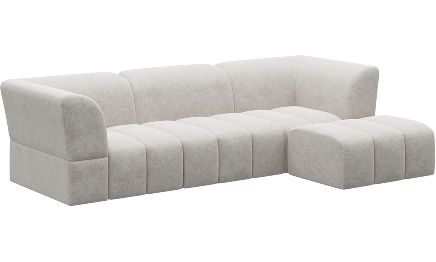 Image 7: Lena 3 Seater Fabric Sofa