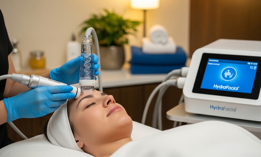 Image 1: Limpieza facial con hidrolimpieza, vitaminas y tratamiento orbicular
