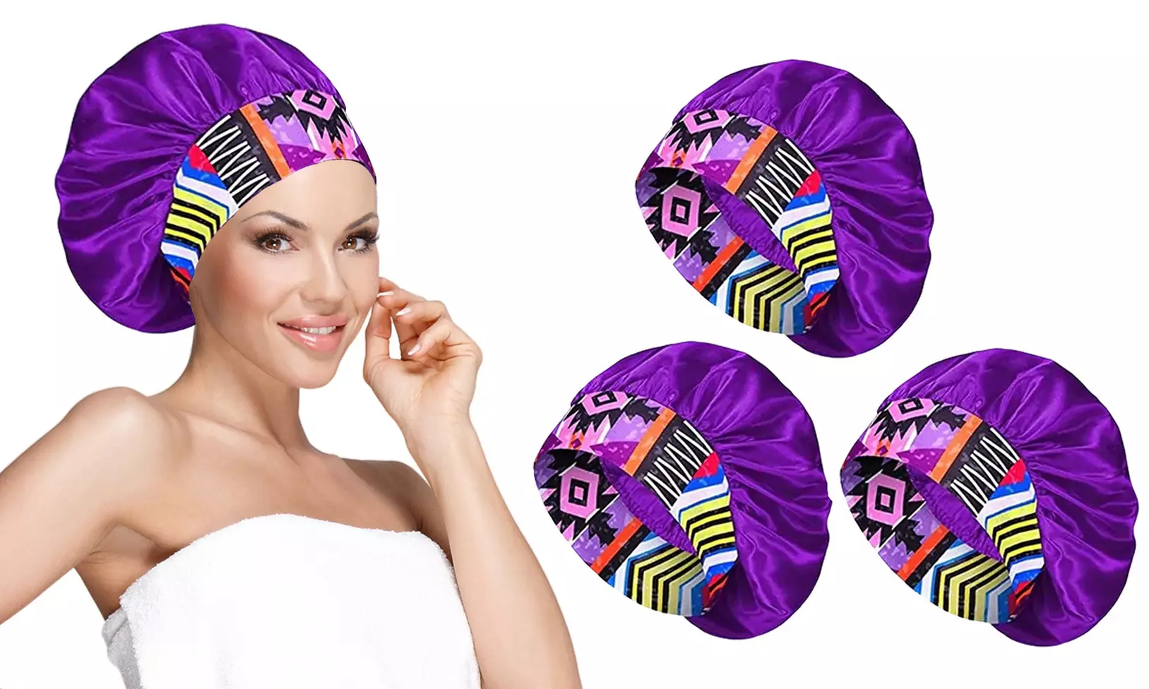 Women's Silky Satin Head Scarf Hair Wrap Cap Hat Headband Sleeping Bonnet