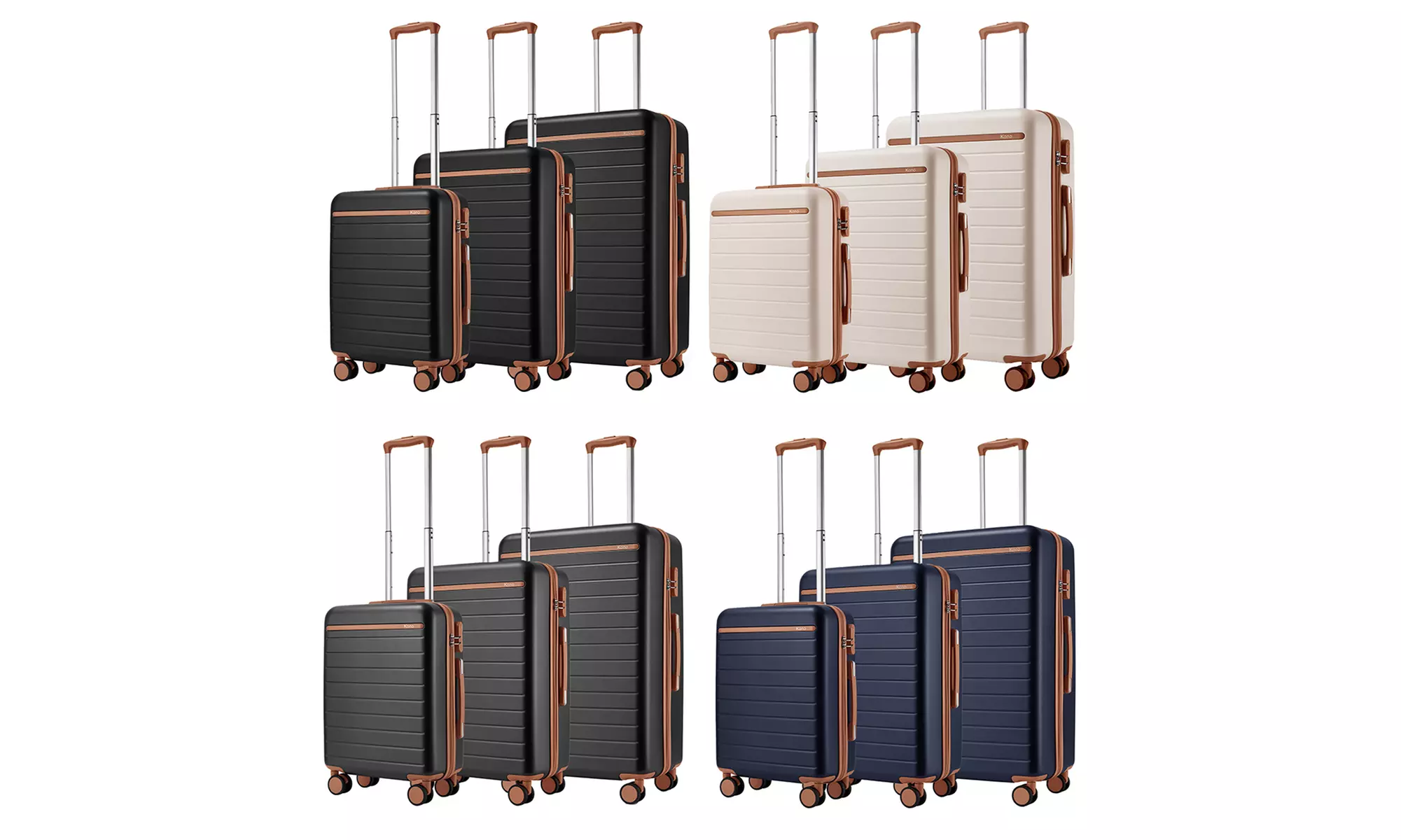 Milan Scratch-Resistant Hard Shell Suitcases
