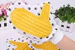 1 ou 2 gants de toilettage pour animaux avec bracelet élastique réglable - Second Medium
