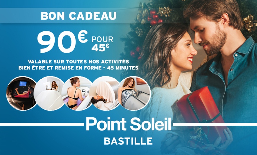 Image 2: Carte cadeau Noël Point Soleil Bastille : bien-être & minceur