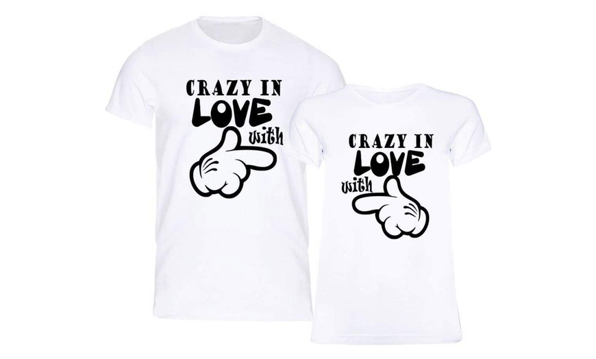 Image 10: Customised Couple T-Shirts